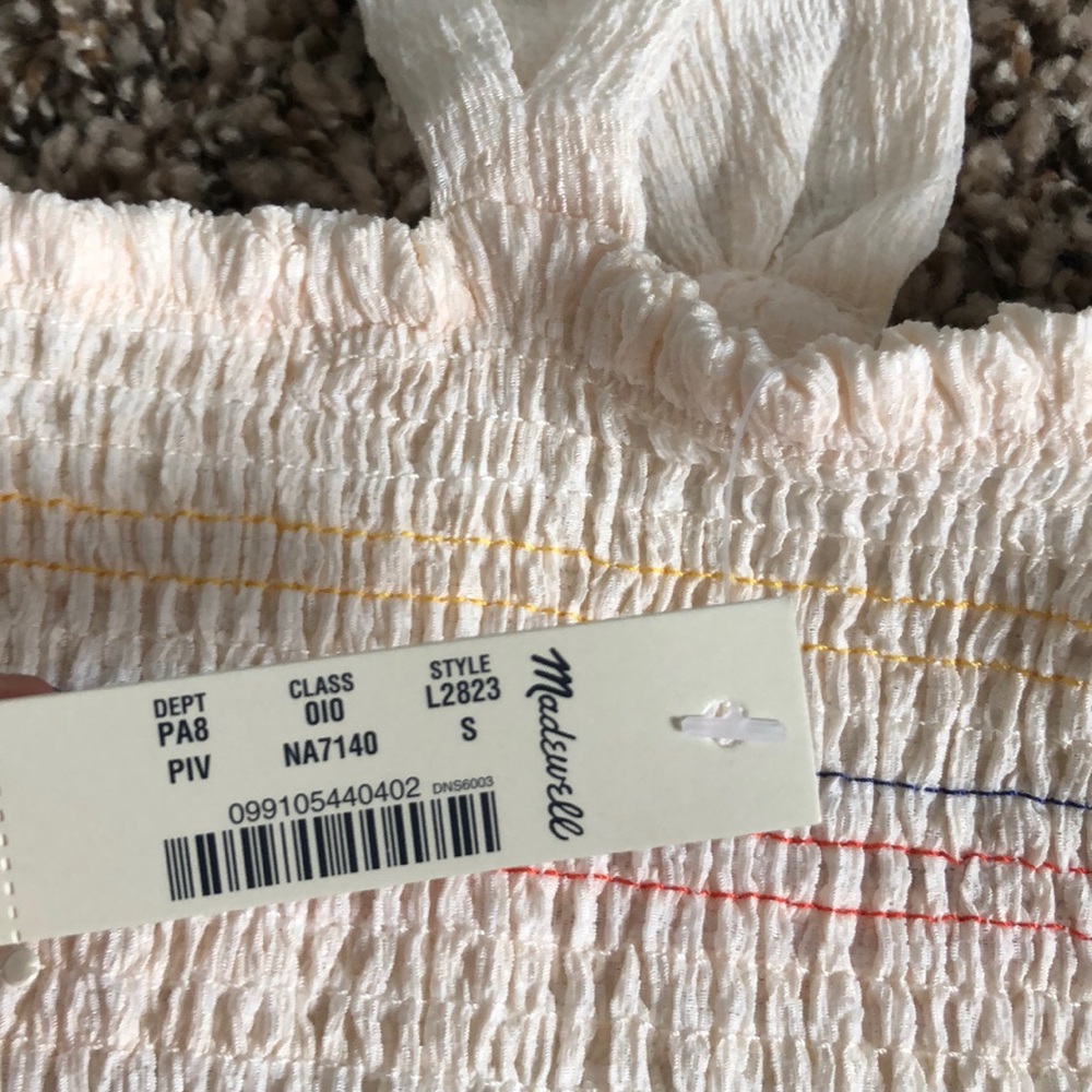 Madewell Texture & Thread Smock Tank - Picture 7 of 7